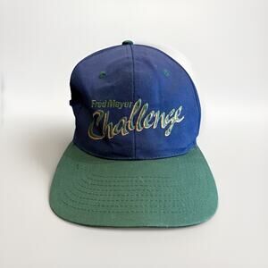 Vintage 80s The Fred Meyer Challenge Peter’s Party Adjustable SnapBack Hat Cap